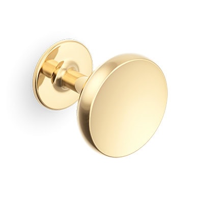 Armac Martin Colmore Robe Hook in Polished Brass Unlacquered finish.