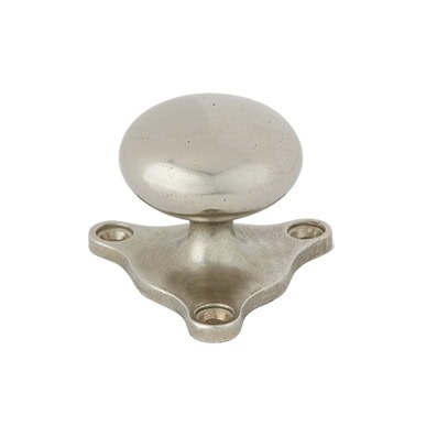 Armac Martin Oldbury Fluted Cabinet Knob in White Bronze finish.