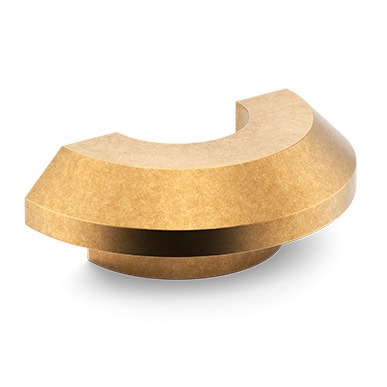 Armac Martin Victoria Plain C-Pull Cabinet Handle in Aged Brass finish.