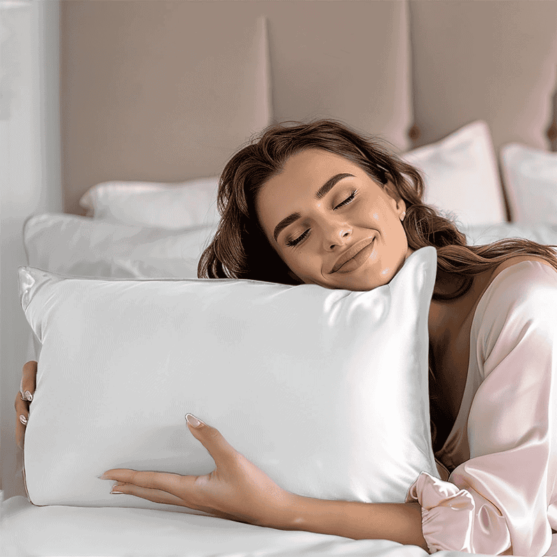 Jedwabna Poszewka Ecru 50x60 + 2 Gumki GRATIS - obrazek 25