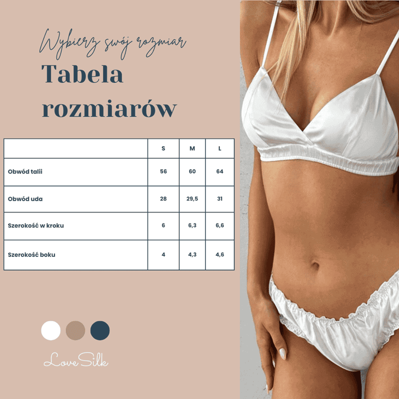 Jedwabne Majtki Czarne + 2 Gumki GRATIS - obrazek 10