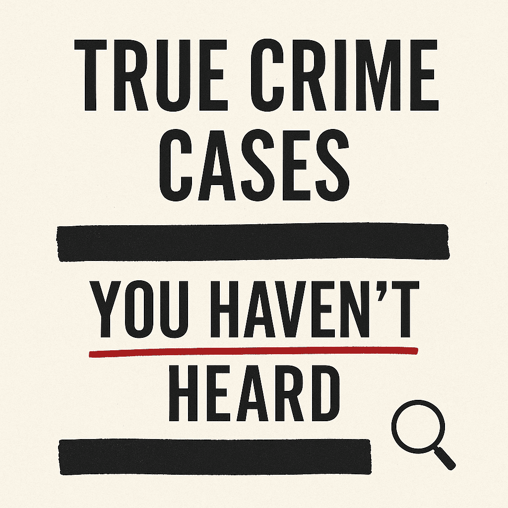True crime cases you haven't heard of, gripping real-life mystery stories.