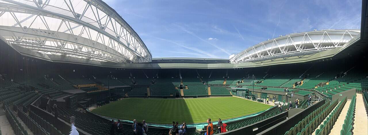 Panoramic image of Wimbledon Centre Court