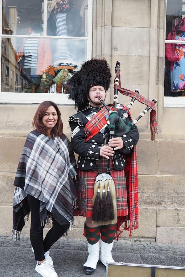 Scottish Kilts and Tartans in Edinburgh