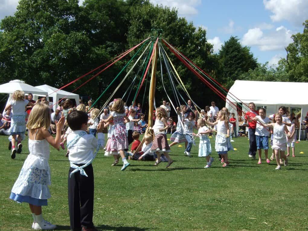 British Maypole Dancing