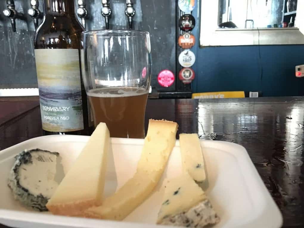 Beer and cheese tasting Young Buck Northern Ireland
