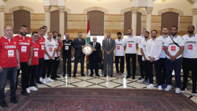 رئيس الحكومة نواف سلام يكرم المنتخب اللبناني لكرة السلة قبل كأس آسيا 2025