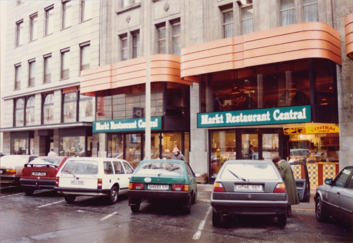 Das Markt Restaurant Central im Central-Hotel Kaiserhof, 1992
