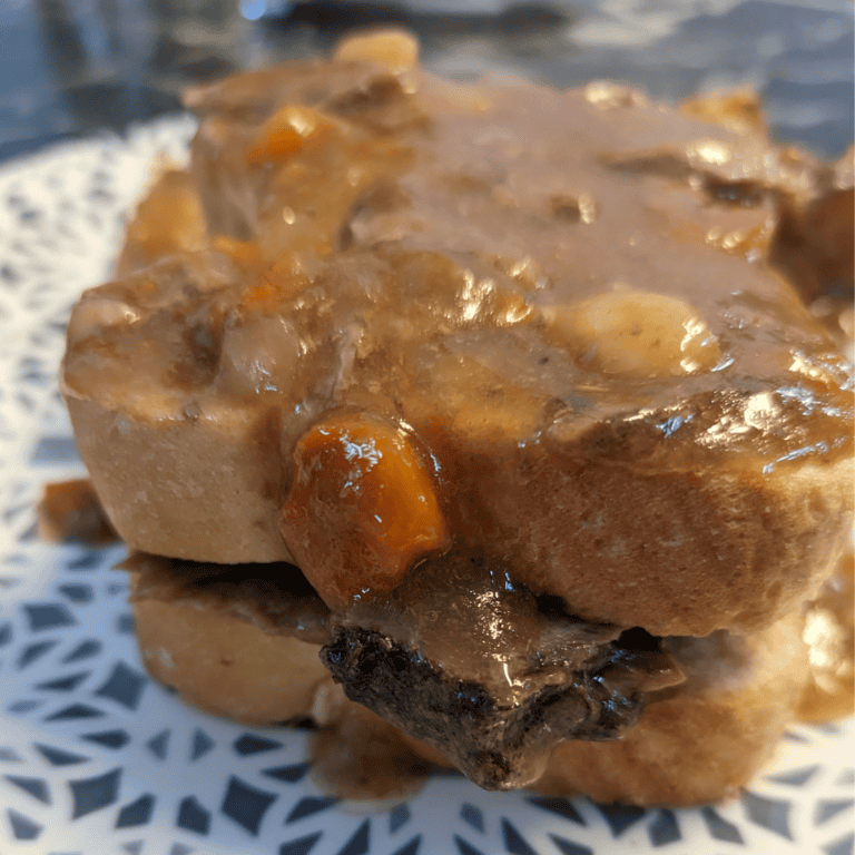 hot roast beef sandwich