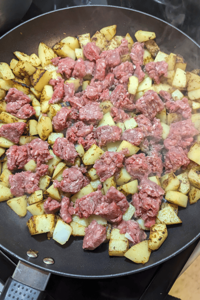 hamburger potato hash