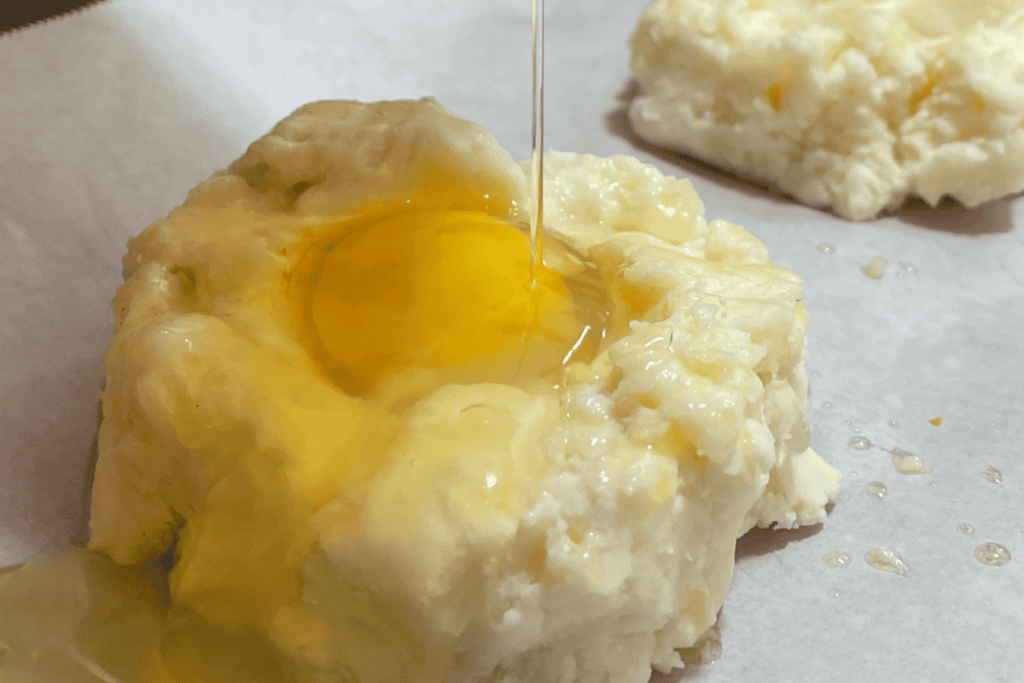 mashed potato egg