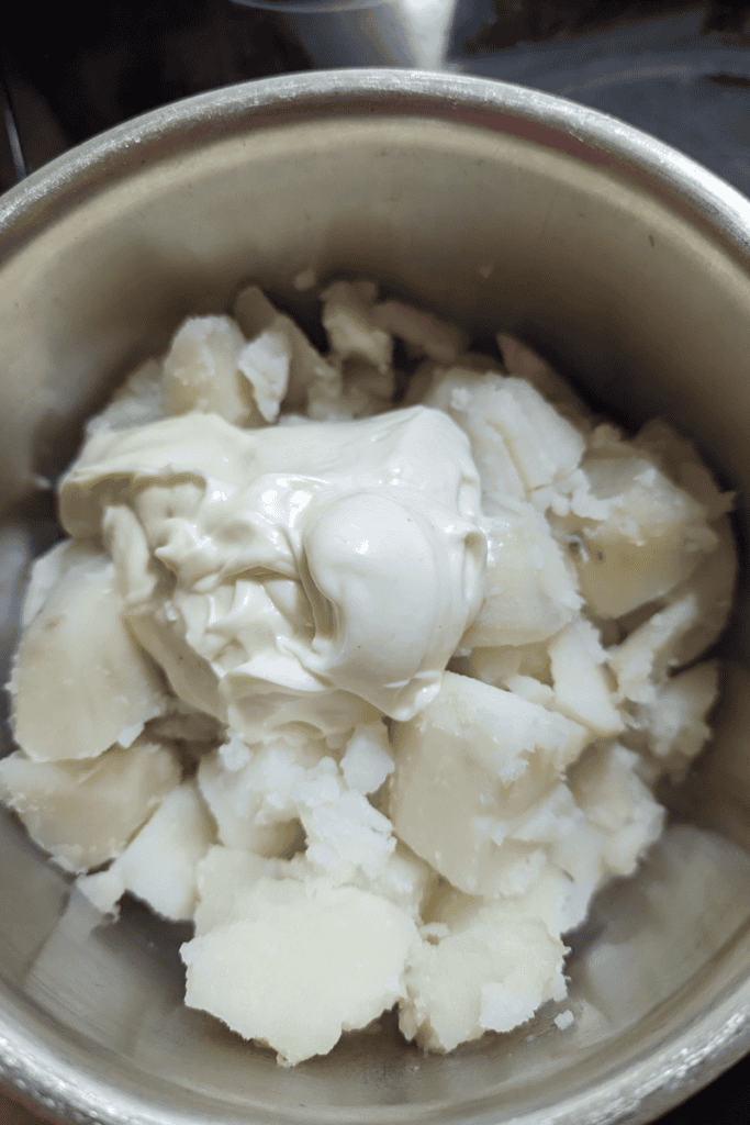 mashed potato mayonnaise