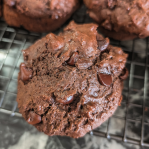 Delicious chocolate orange muffins with rich cocoa and zesty orange flavor, perfect for a sweet trea.