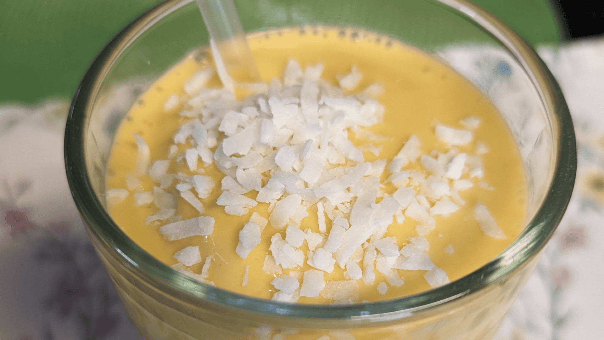 mango coconut smoothie