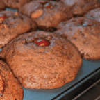 Aunty Carol's Chocolate Cherry Muffins