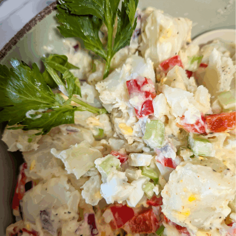 classic potato egg salad