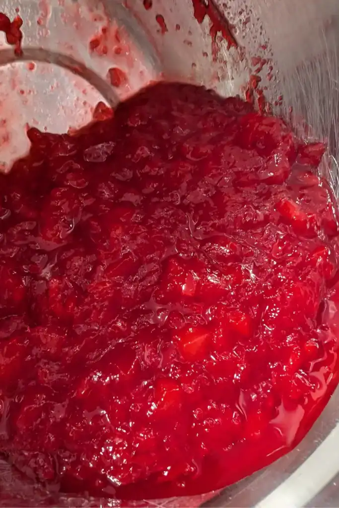 ready to add to cheese mixture