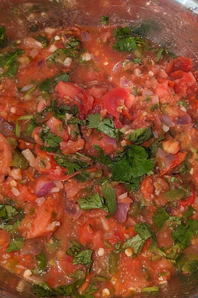 ready to serve roasted chunky tomato salsa