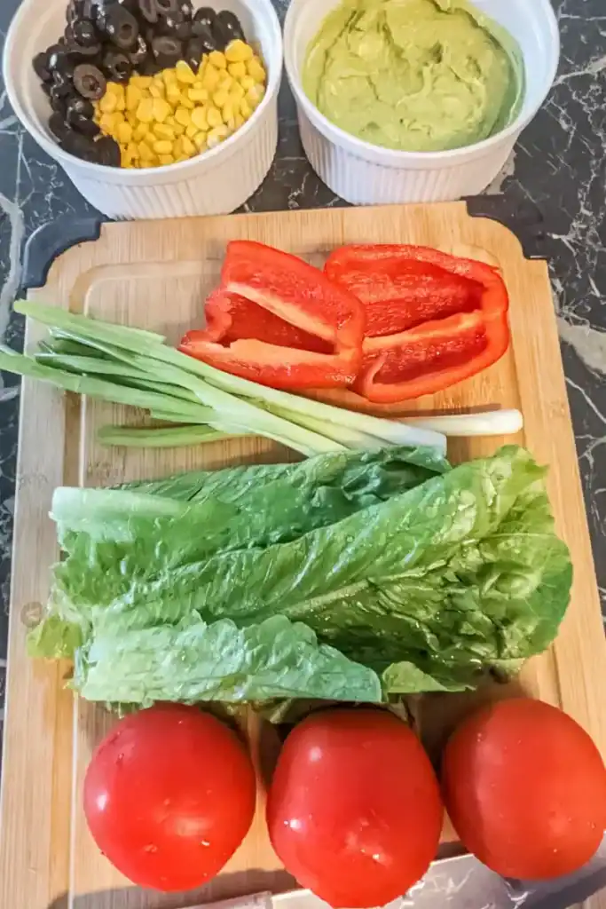 hot taco salad toppings