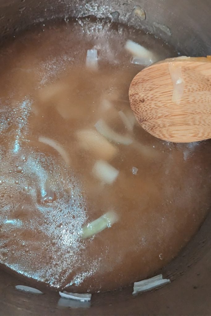 add soup broth
