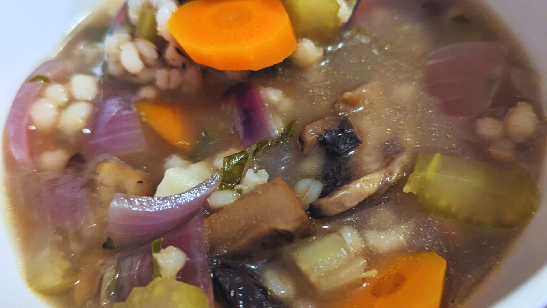 easy healthy portobello mushroom soup
