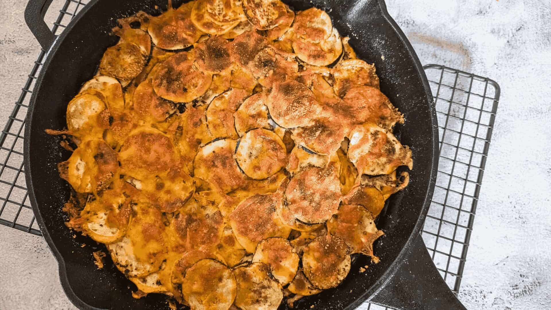 featured image zucchini bake casserole