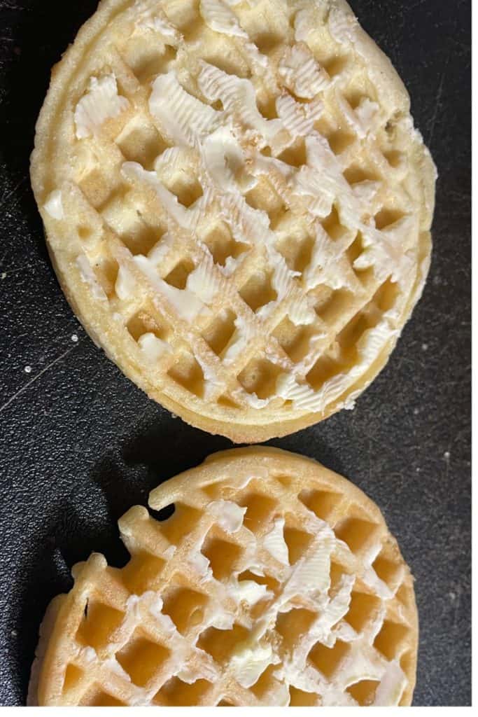 butter waffles frozen outside