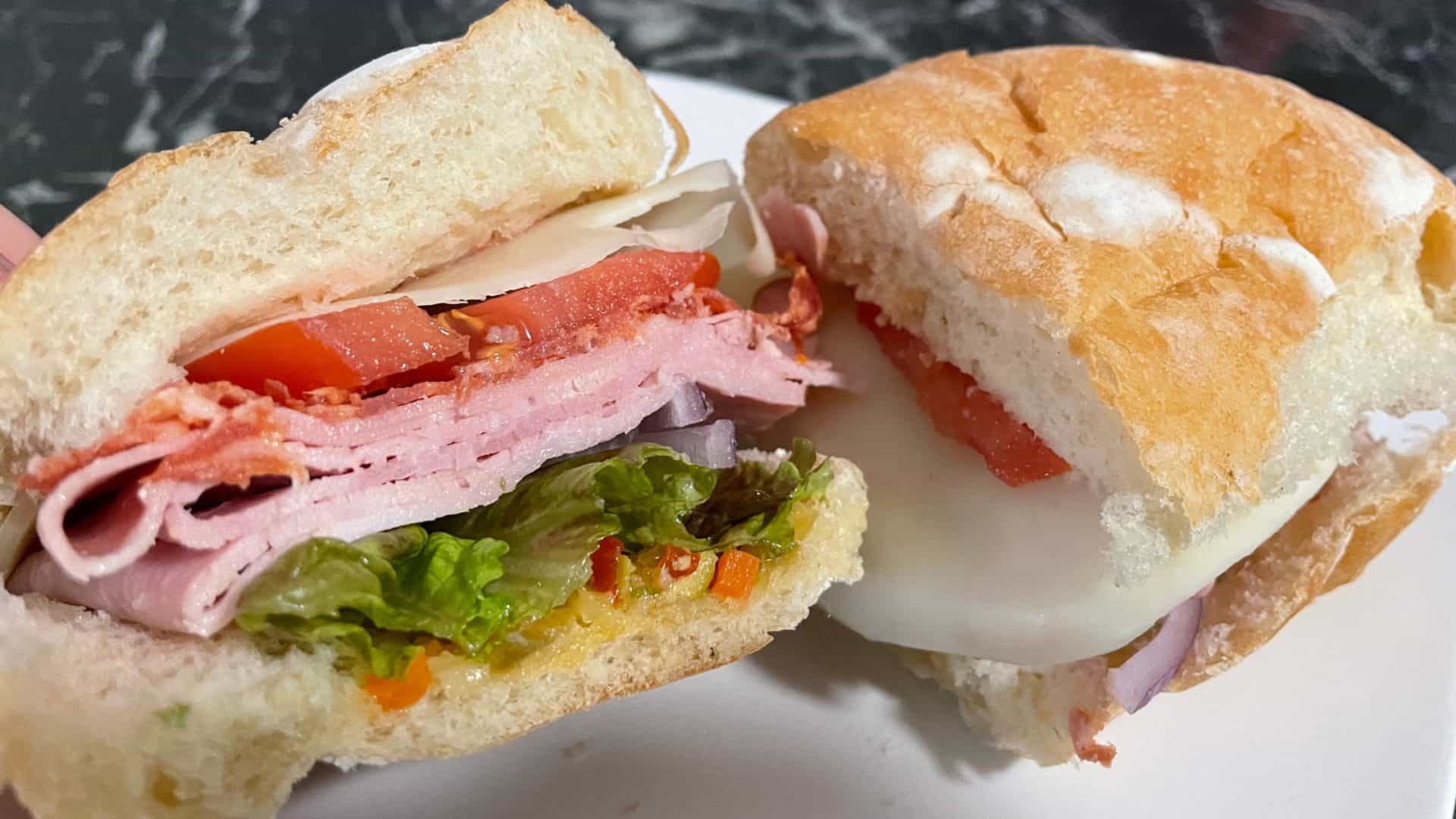 Italian Scotch Baps Sandwich