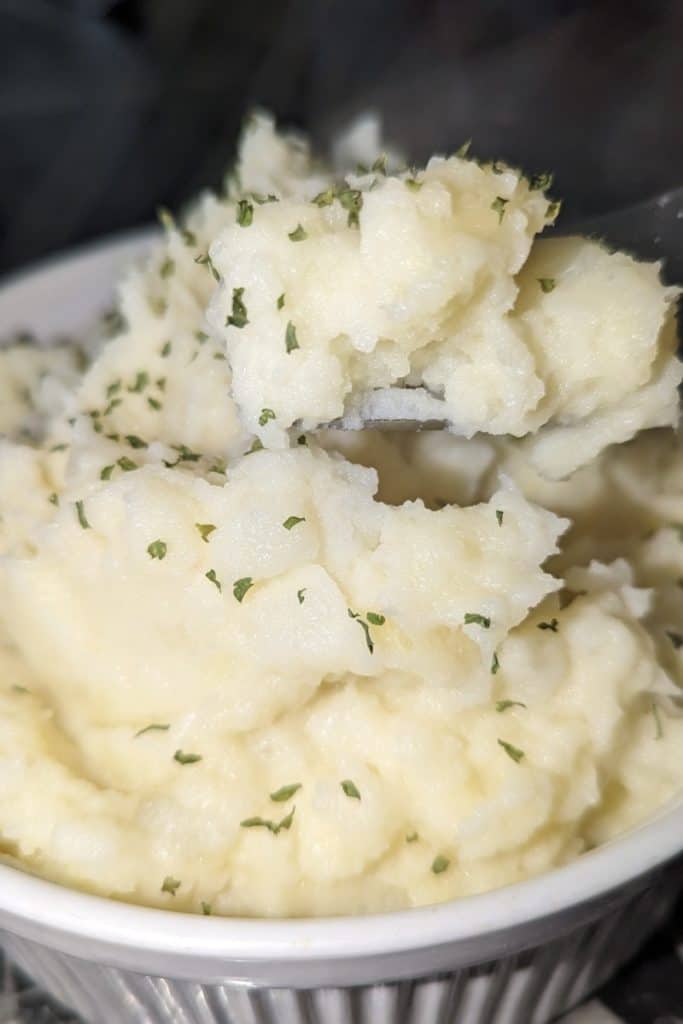 enjoy the chunky potato parsnip mash