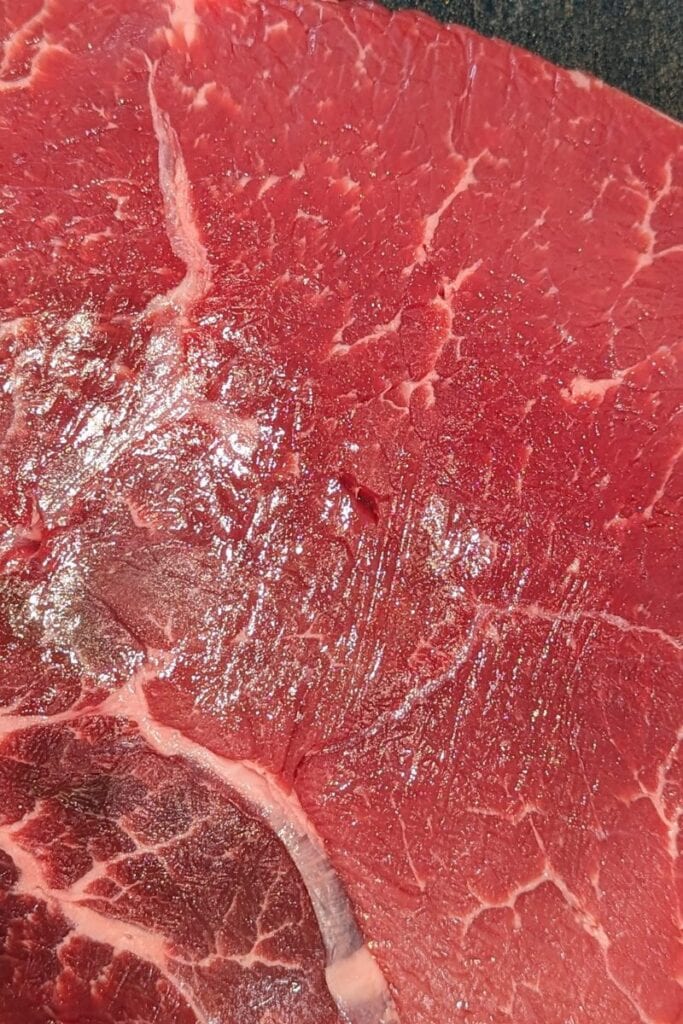 Sirloin steak with nice marbling