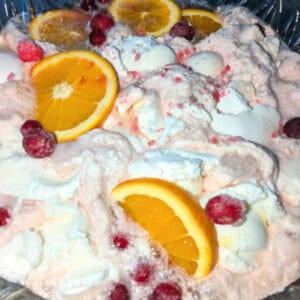 easy snowball Christmas non-alcoholic punch (1)