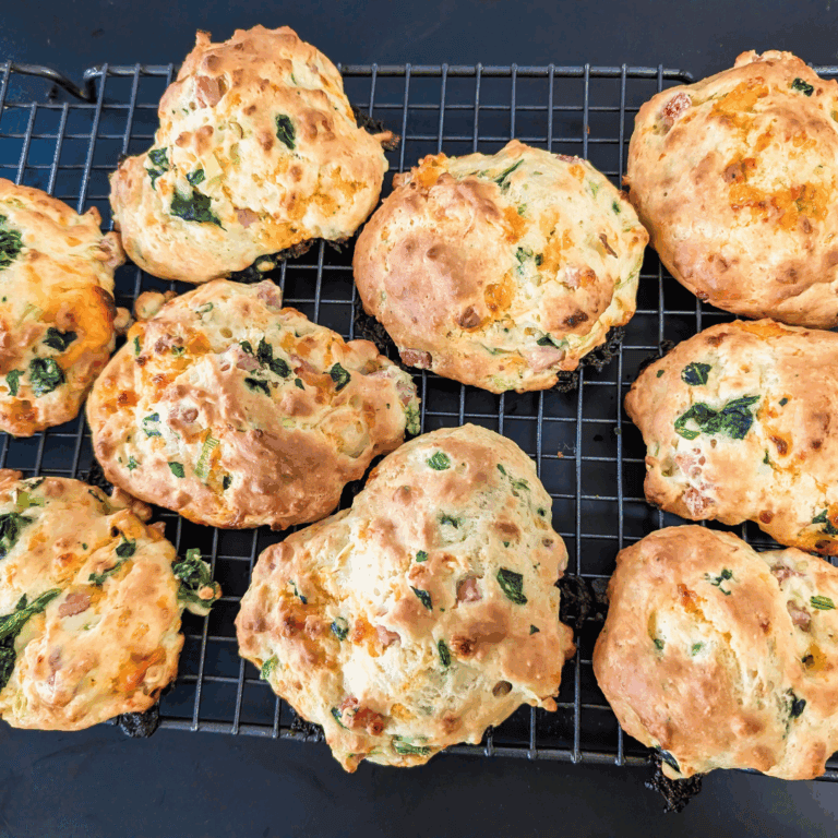 ham and cheese buns no yeast cooling on wire rack