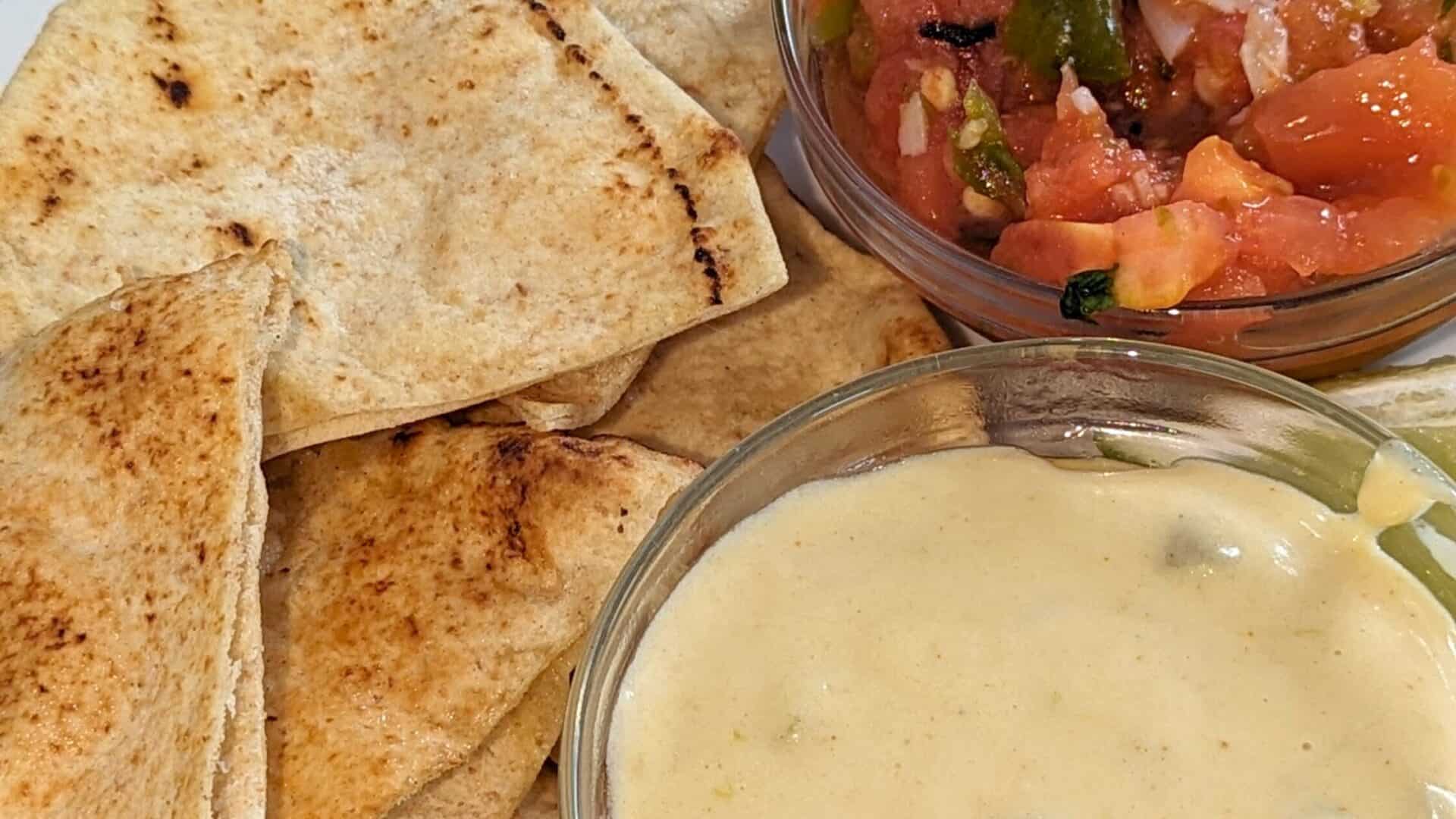 fifteen minute air fryer pita chips with brown butter
