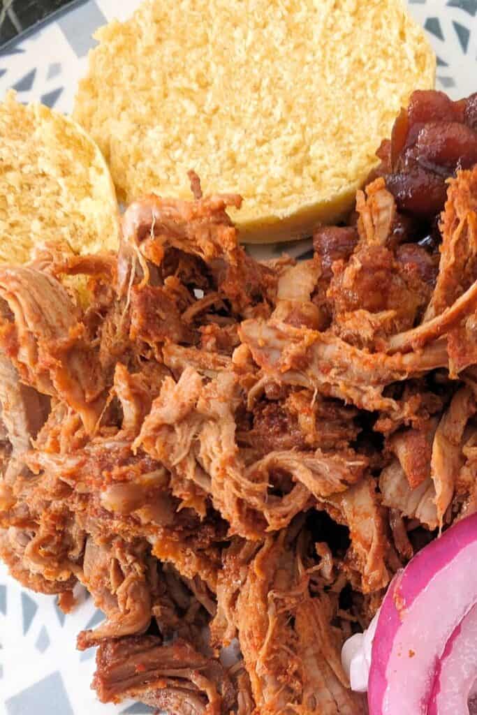 finished pull pork up close (2)