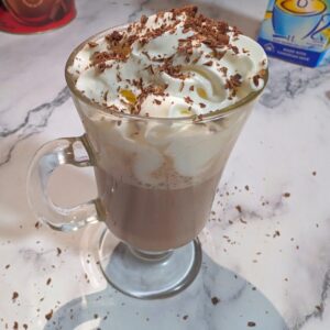 orange spiced hot chocolate