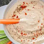 easy white bean hummus with roasted garlic