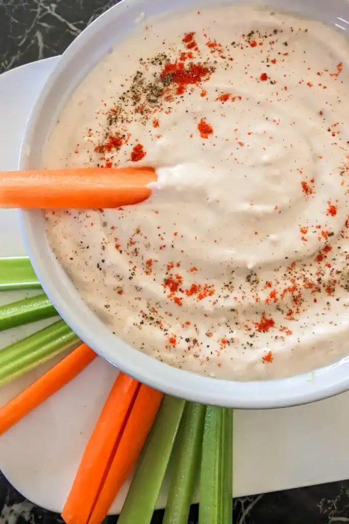 easy white bean hummus with roasted garlic