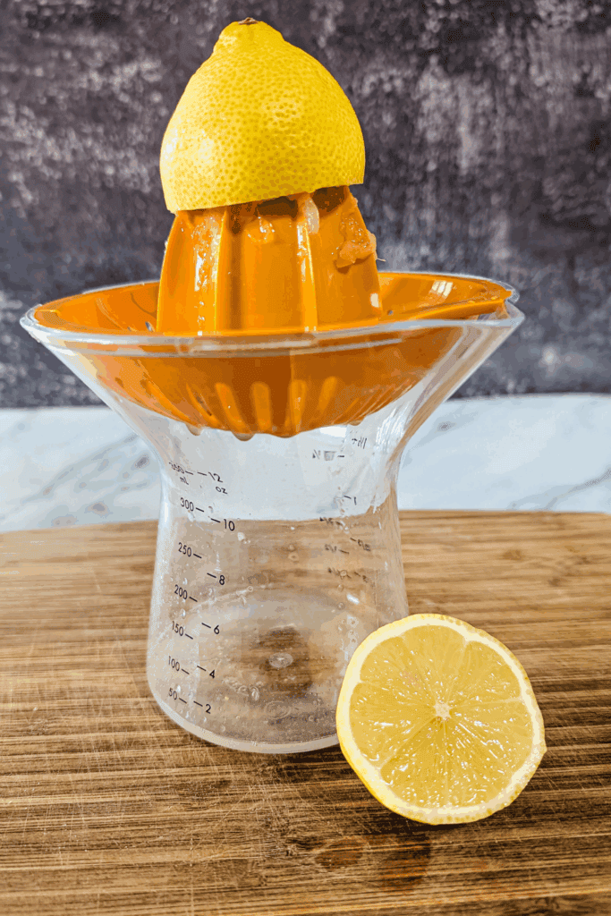 juicing the lemon