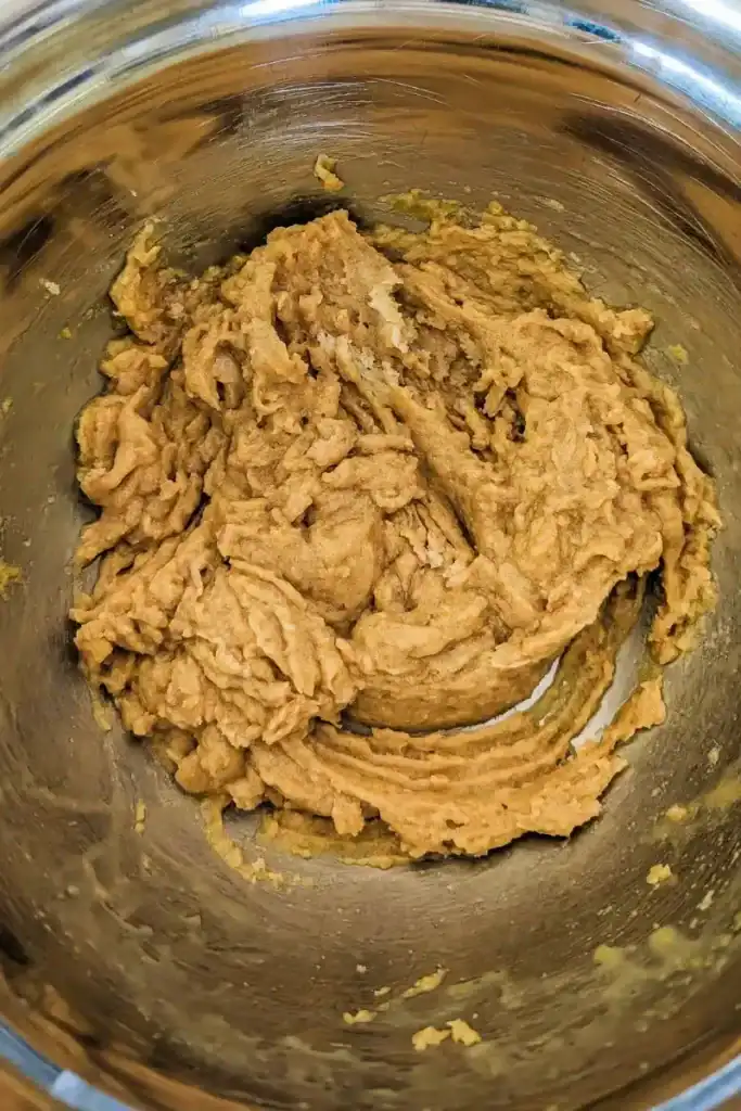 creamed butter sugar with egg