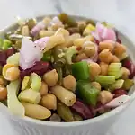marinated bean salad