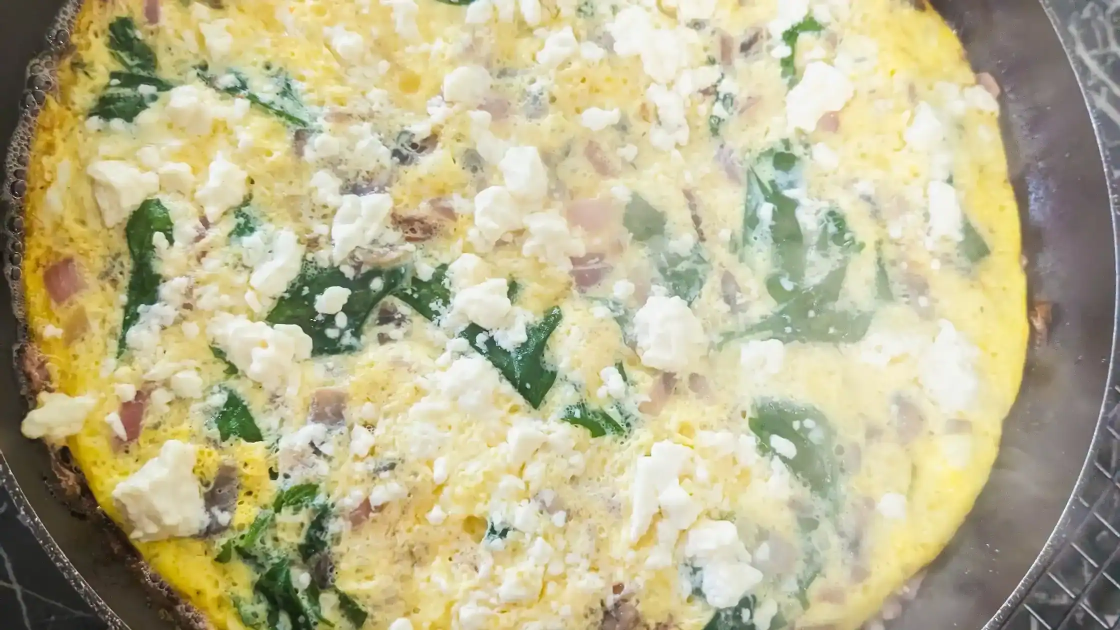 from above the frittata feature image
