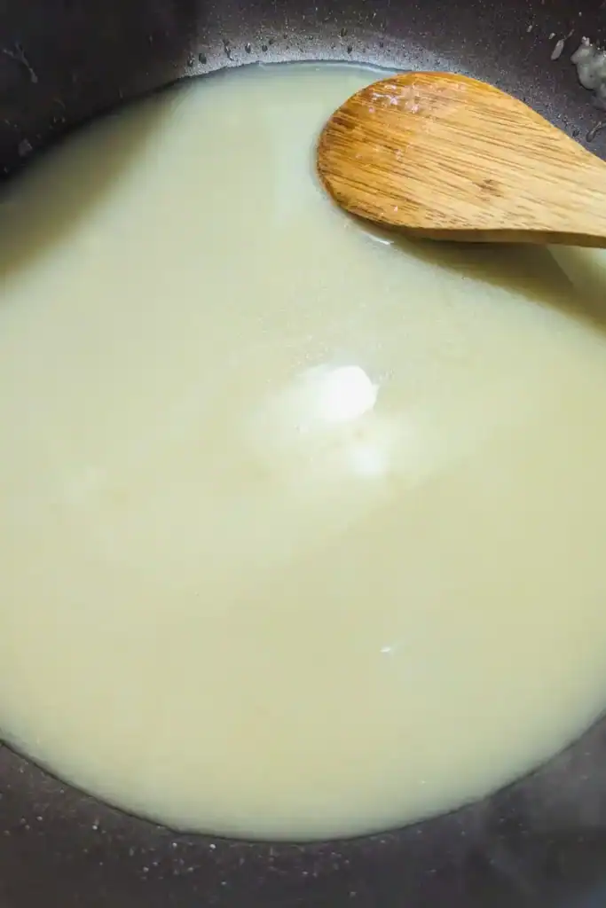 adding more chicken stock