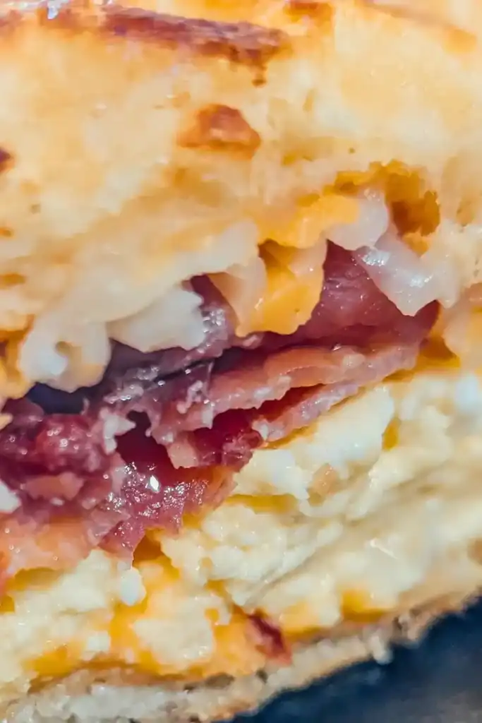 waffle grill cheese sandwich cut open