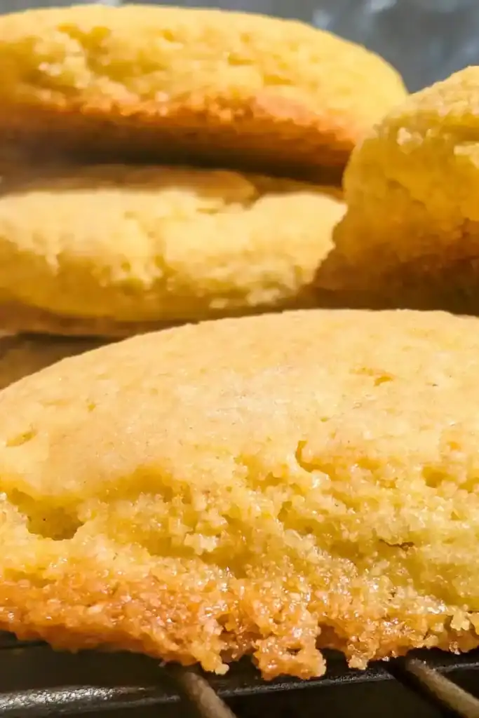 baked biscuits on wire rack
