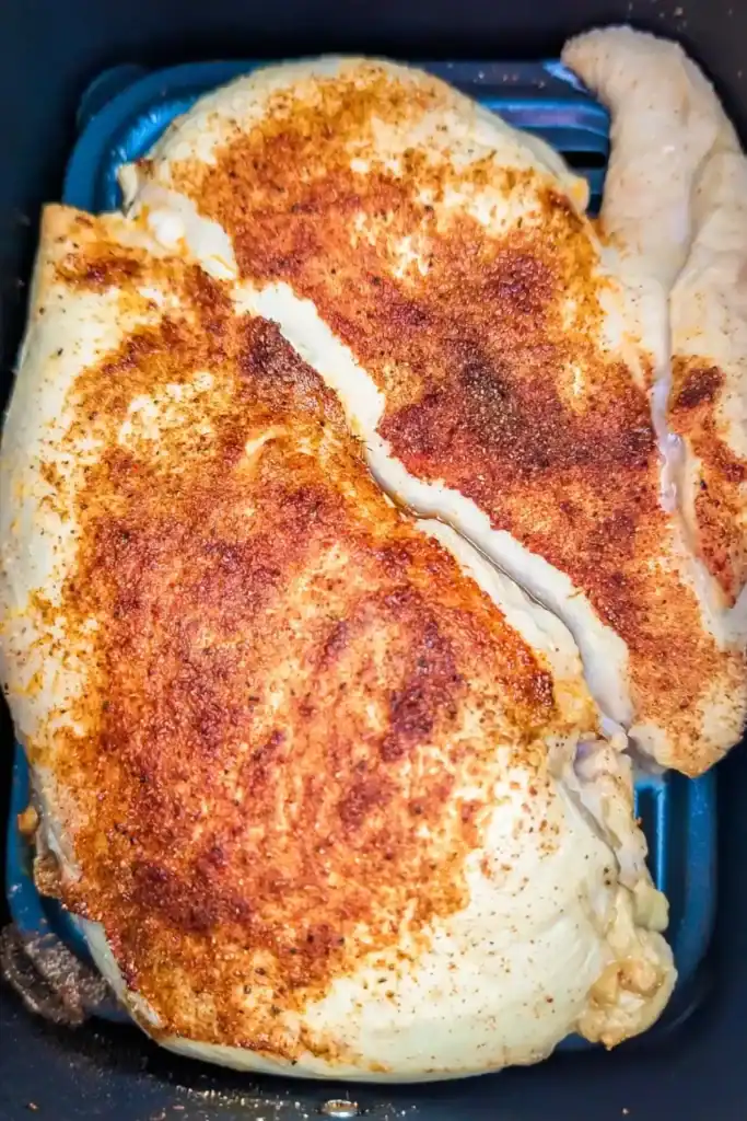 chicken breast half cooked in air fryer