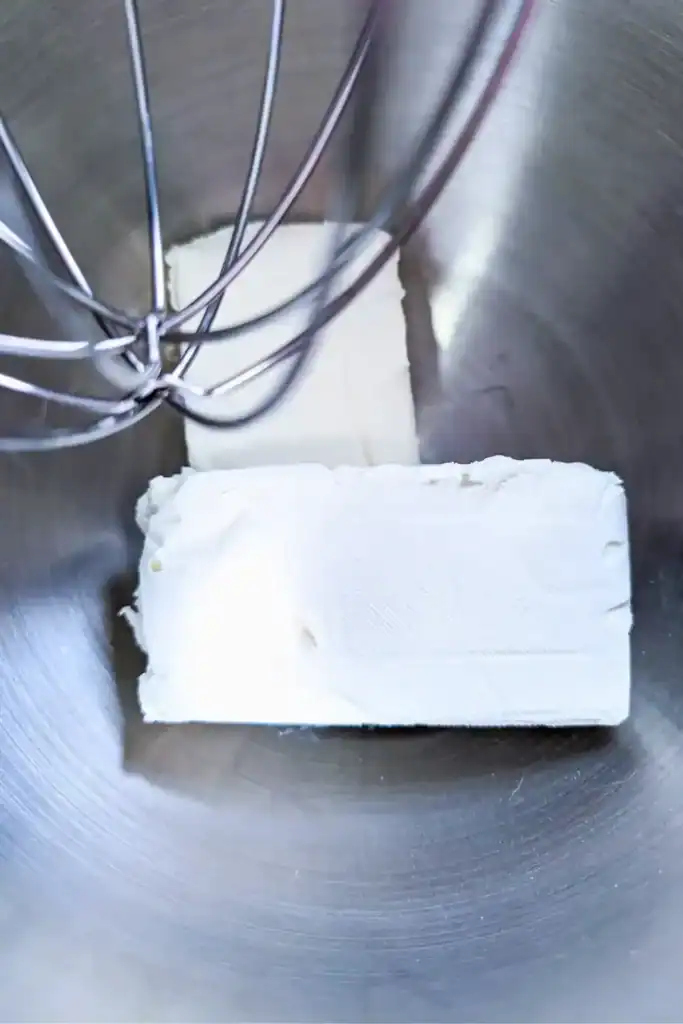 cream cheese in bowl