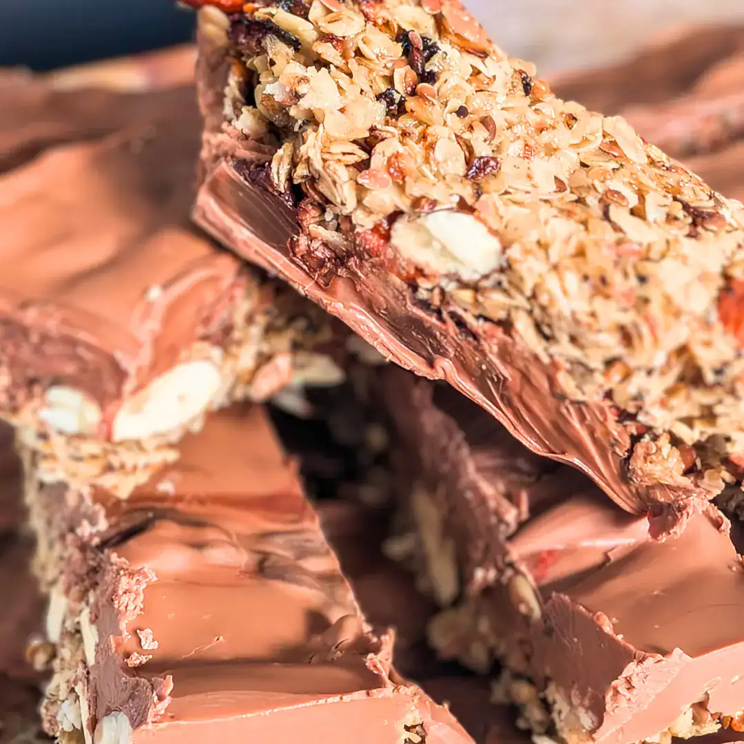 chocolate covered granola bars