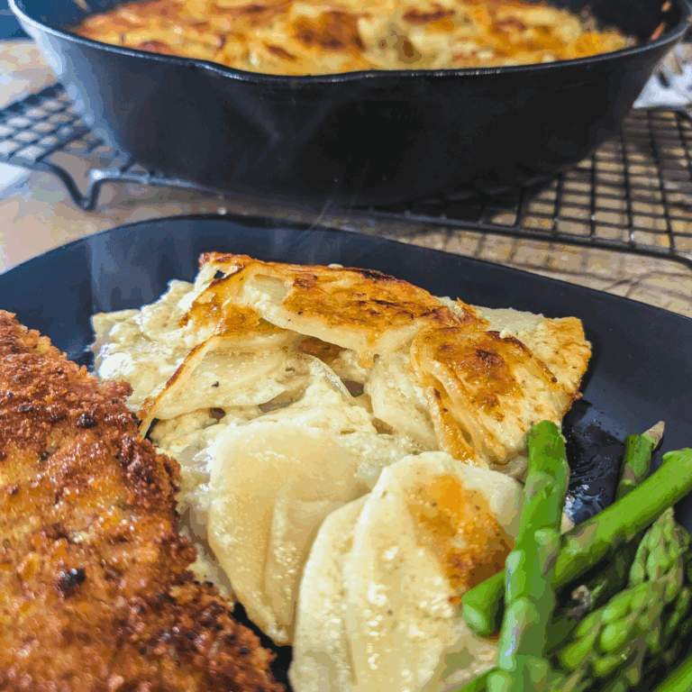 skillet potato gratin