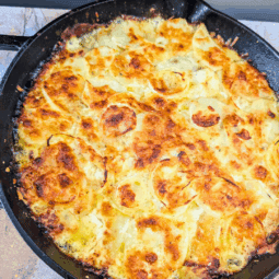 skillet potato gratin