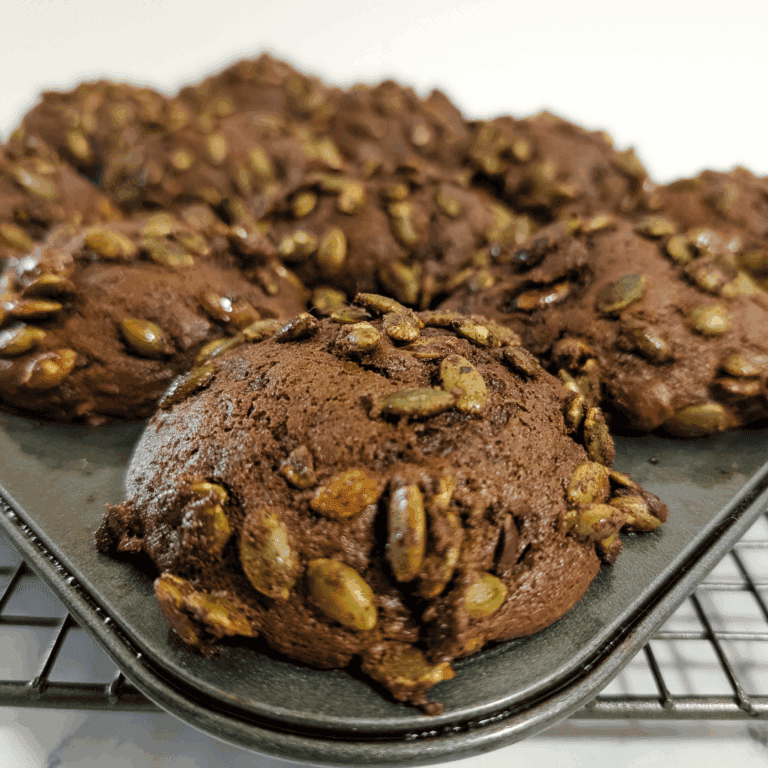 Mexican chocolate pumpkin muffins